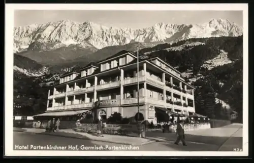 AK Garmisch-Partenkirchen, Hotel Partenkirchner Hof, Bes. A. B. Cholewa