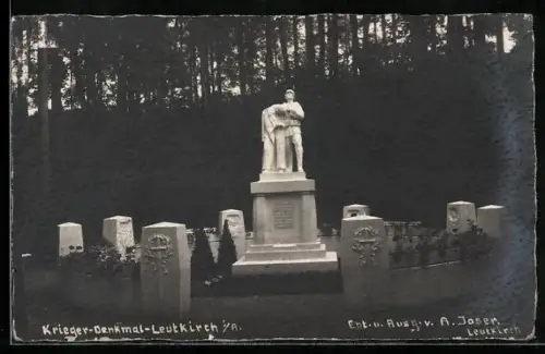 AK Leutkirch i. A., Krieger-Denkmal