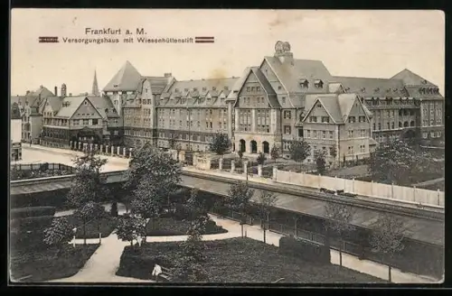 AK Frankfurt-Nordend, Versorgungshaus mit Wiesenhüttenstift, Richard-Wagner-Strasse