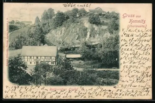 AK Kemnitz / Oberlausitz, Restaurant Lindel