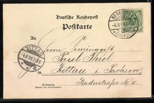 AK Kemnitz / Oberlausitz, Restaurant Lindel