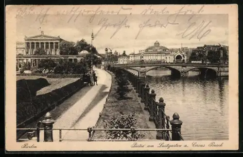 AK Berlin, Zirkus Busch, Partie am Lustgarten