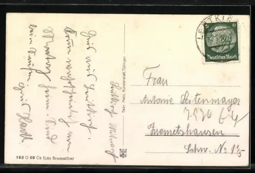 AK Leutkirch, Kriegerdenkmal, Alter Winkel, Strasse, Partie a. d. Eschach