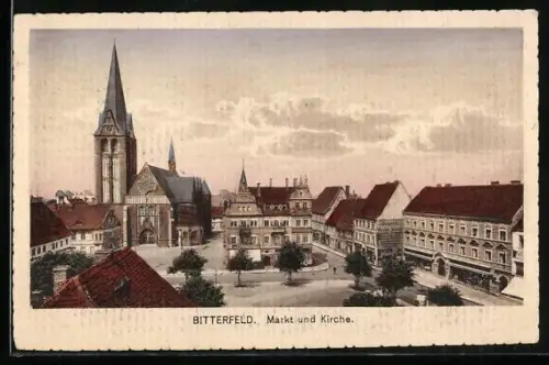 AK Bitterfeld, Markt und Kirche