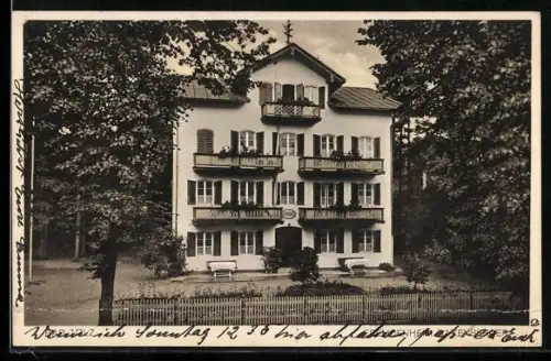 AK Bad Tölz /Bayr. Hochland, Hotel Haus Doxenberger