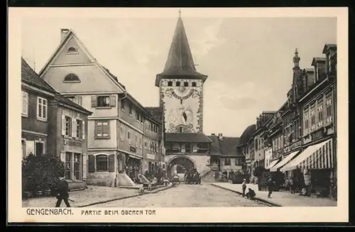 AK Gengenbach, Partie beim Oberen Tor