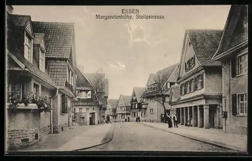 AK Essen, Margarethenhöhe, Steileistrasse