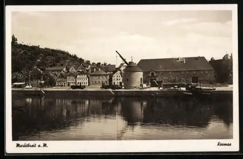 AK Marktbreit a. M., Flusspartie im Ort
