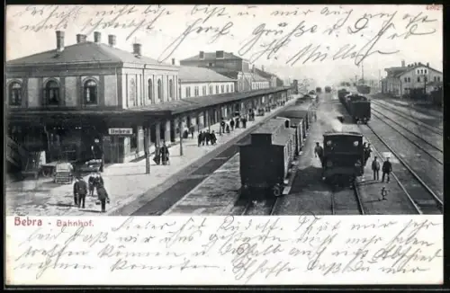 AK Bebra, Züge im Bahnhof