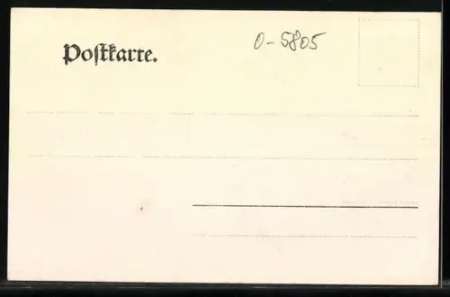 AK Bad Georgenthal i. Th., Gasthaus Pension Hoebel