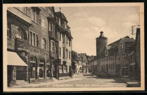 AK Vacha /Rhön, Blick zum Storchenturm