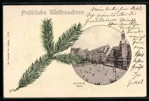 AK Leipzig, Blick auf den Markt