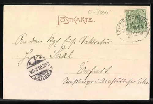 AK Leipzig, Blick auf den Markt