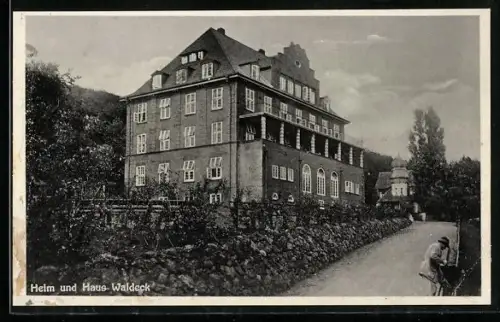 AK Bad Pyrmont, Kinderheim Sonnenhof, Haus Waldeck