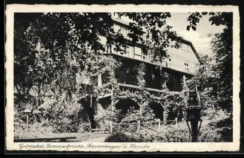 AK Sievershagen ü. Hameln, Gasthof Grödecke`s Sommerfrische
