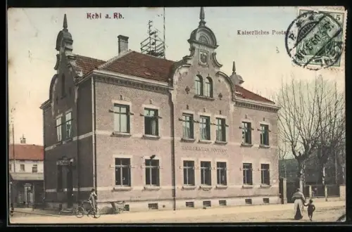 AK Kehl a. Rh., Kaiserliches Postamt