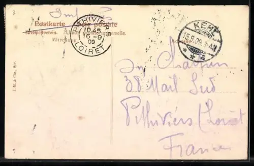 AK Kehl a. Rh., Kaiserliches Postamt