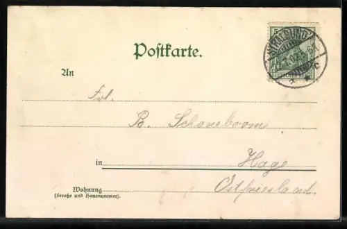 Künstler-AK Max Dutzauer: Stralsund, Rathaus und Nikolaikirche