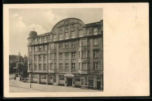 AK Frankfurt, Hotel Hospiz Schweizerhof, Wiesenhüttenstrasse 39