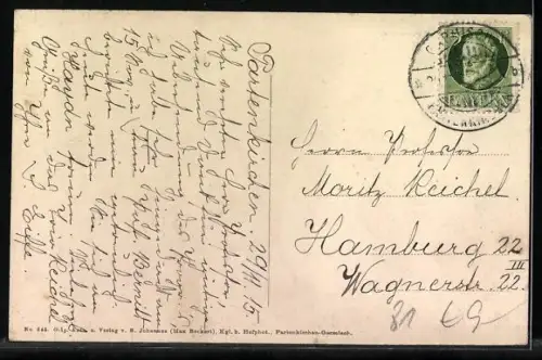 AK Partenkirchen, Balengasse im Schnee