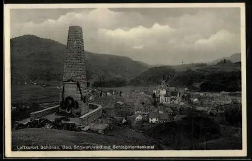AK Schönau / Schwarzwald, Schlageterdenkmal
