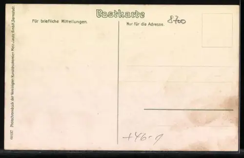 AK Würzburg, Ansicht der Neumünster-Kirche, Strassenbahn der Linie 61