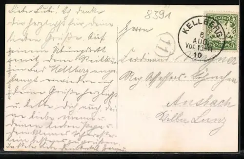 AK Bad Kellberg bei Passau, Ortspartien, Stahl- und Moorbad-Einrichtung