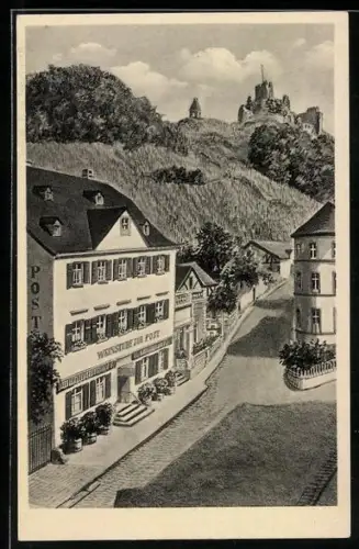 AK Bernkastel a. d. Mosel, Gaststätte Weinstube zur Post, Bes. Peter Dahm