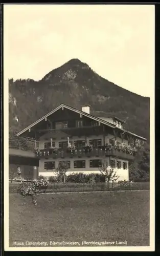 AK Bischofswiesen, Hotel Haus Untersberg