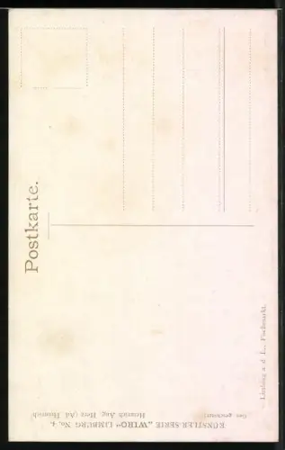 Künstler-AK Limburg / Lahn, Fachwerkhäuser am Kornmarkt