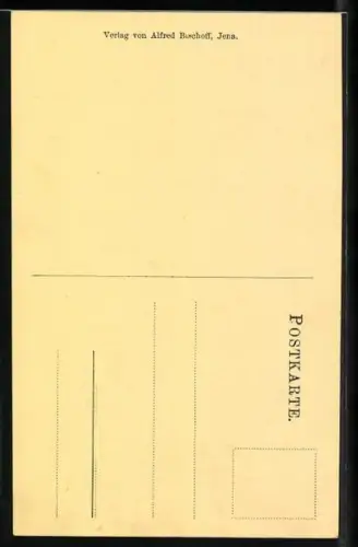 AK Jena, Rathaus, Gaststätte Weinstube Zeise