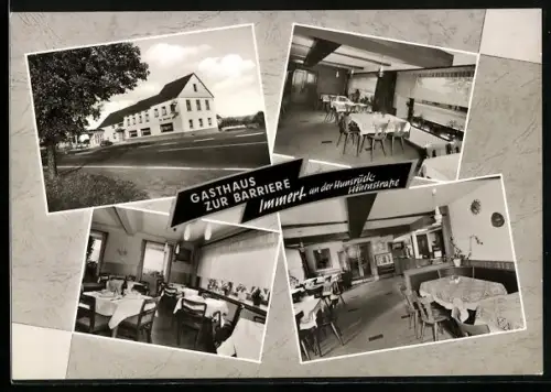 AK Immert /Bernkastel, Gasthaus Zur Barriere, Hunsrück-Höhenstrasse, Innenansichten