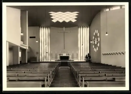 AK Bad Sooden-Allendorf, St. Bonifatius-Kirche, Innenansicht