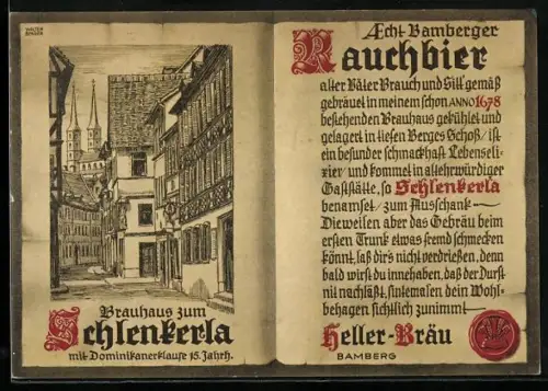 AK Bamberg, Brauhaus zum Schlenkerla, Dominikanerklause, Heller-Bräu