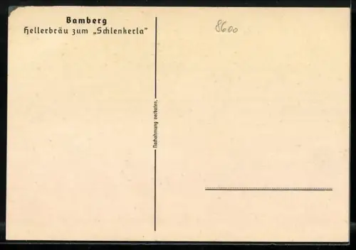 AK Bamberg, Brauhaus zum Schlenkerla, Dominikanerklause, Heller-Bräu