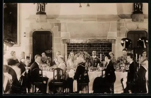 AK Hochzeit Prinz Gustaf Adolf von Schweden