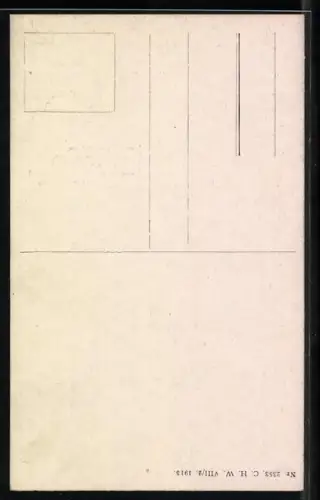 Künstler-AK Kaiser Franz Josef I. von Österreich und Kaiser Wilhelm II. geben sich die Hand