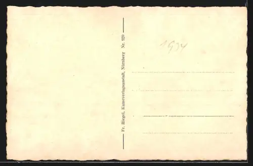 AK Rothenfels / Main, Teilansicht mit Kirche und Burg, Frachtkahn auf dem Fluss