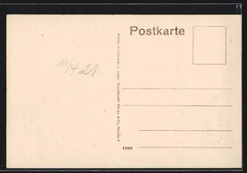 AK Hirschhorn / Neckar, Partie an der Kloster-Kirche