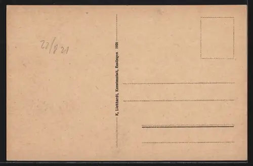 AK Esslingen / Neckar, Blick zur Burg