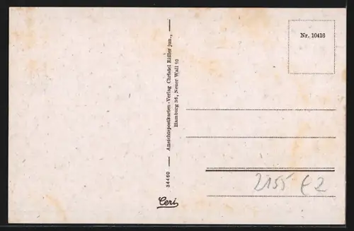 AK Jork im Altenlande, Fachwerkhäuser am Ortszentrum