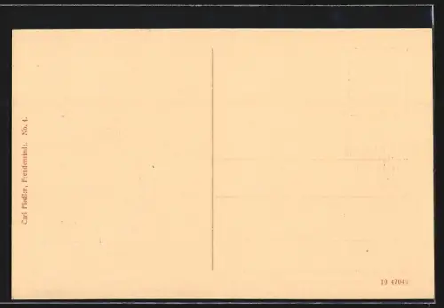 AK Freudenstadt, Evang. Kirche, Emporenbrüstung