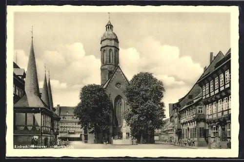 AK Einbeck /Hannover, Marktplatz