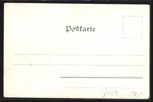 AK Seeshaupt, Ortsansicht mit Kirche und See