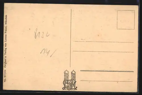 AK Tutzing /Starnberger See, Blick auf Ort und Hochgebirge