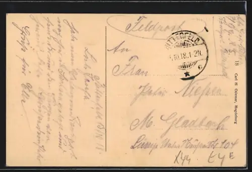 AK Bitterfeld, Partie an der Leine