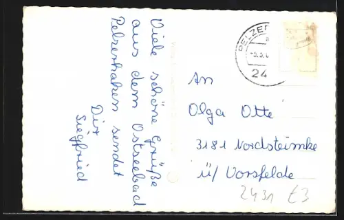 AK Pelzerhaken, Ortsansicht, Luftaufnahme