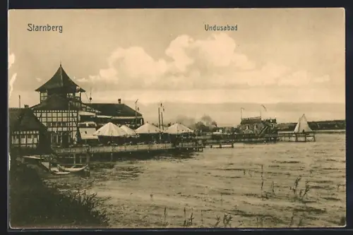 AK Starnberg, Undusabad mit Landungssteg