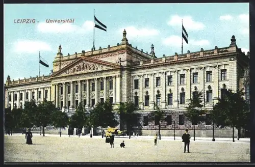 AK Leipzig, Blick auf die Universität