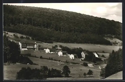 AK Willingen / Waldeck, Bremer Kur- und Erholungsheim, Ansicht gegen den Wald